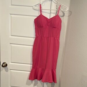 AUW Pink Midi Dress